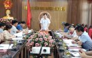 Ban Kinh tế - xã hội HĐND huyện Họp thẩm tra các văn bản trình tại Kỳ họp thứ 12 HĐND huyện khóa XVIII, nhiệm kỳ 2021 – 2026.