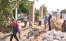 Nhân dân xã Triệu Thành tích cực hiến đất mở rộng đường giao thông