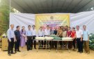Trung ương Hội Nông dân Việt Nam, bàn  giao vật tư cho HTX Chè Bình Sơn.