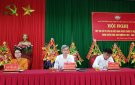 Các Tổ đại biểu HĐND huyện tiếp xúc cử tri tại các xã, trước kỳ họp thứ 14, HĐND huyện khóa XVIII.