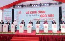 Lễ khởi công dự án xây dựng khu đô thị mới Sao Mai xã Minh Sơn và thị trấn Triệu Sơn.
