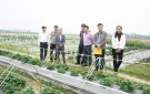           Chủ tịch UBND huyện Nguyễn Thành Luân, làm việc tại xã Thọ Ngọc