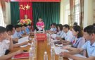 Hội nghị giao ban cụm 2 quý 1/2024 tại xã Tiến Nông