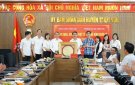 Đoàn công tác của Trường Đại học Hồng Đức thăm quan học tập thực tế mô hình quản lý tại huyện Triệu Sơn.