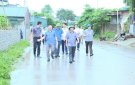 Chủ tịch UBND huyện kiểm tra tiến độ triển khai một số dự án giao thông trên địa bàn huyện