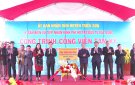 Lễ gắn biển công trình Công viên Tam Kỳ, thị trấn Triệu Sơn, chào mừng kỷ niệm 60 năm thành lập huyện Triệu Sơn (25/02/1965 - 25/02/2025)