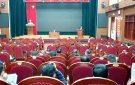 UBND huyện tổ chức hội nghị triển khai công tác tiêm phòng gia súc, gia cầm đợt 1 năm 2025 và kiểm kê đất đai, lập bản đồ hiện trạng sử dụng đất năm 2024 trên địa bàn huyện