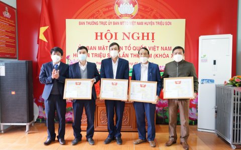 Hội nghị Ủy ban MTTQ Việt Nam huyện Triệu Sơn lần thứ 8 (khóa XI).