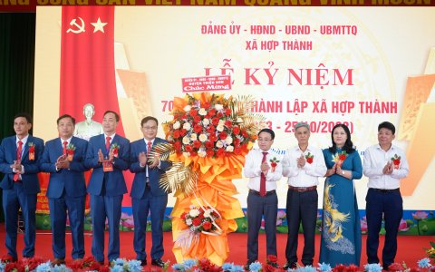 Xã Hợp Thành 70 năm xây dựng và phát triển