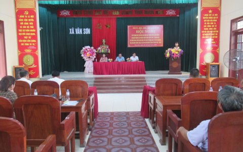 Xã Vân Sơn phát động đợt thi đua cao điểm lập thành tích chào mừng 60 năm ngày thành lập huyện Triệu Sơn