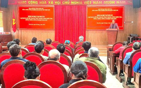 Tập huấn nghiệp vụ công tác lập bảng kê hộ, trang trại trong Tổng điều tra nông thôn, nông nghiệp năm 2025