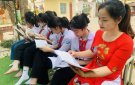                  Ngày hội Sách và Văn hóa đọc tại trường THCS Thọ Vực.