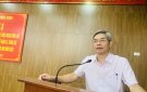 Hội nghị quán triệt một số nội dung trong công tác quản lý ngành nghề y, dược ngoài công lập, công tác đảm bảo ATVSTT, lập hồ sơ sức khỏe điện tử năm 2023.