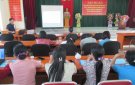 Tập huấn nâng cao năng lực cho cán bộ, cộng tác viên dinh dưỡng tuyến xã và thôn và cán bộ y tế trường học, giáo viên tại các trường học trên địa bàn huyện năm 2023