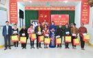 Các đồng chí Thường vụ Huyện ủy dự ngày hội Đại đoàn kết tại xã An Nông; Đồng Thắng, thị t0rấn Nưa; thị trấn Triệu Sơn.