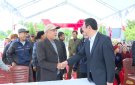 Bí thư Huyện ủy Lê Văn Tuấn chung vui ngày hội Đại Đoàn kết toàn dân tộc với Nhân dân khu dân cư Nga Nha Pho
