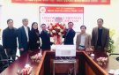 Lãnh đạo huyện chúc mừng ngành y tế nhân Ngày Thầy thuốc Việt Nam 27/2