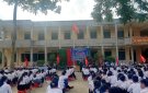Chương trình giao lưu tiếp lửa truyền thống kể truyện lịch sử tại trường THCS Thọ Tân. 
