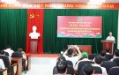 Hội nghị tuyên truyền công tác phòng chống tội phạm, kỹ thuật sản xuất vụ mùa, tư vấn xuất khẩu lao động và giải quyết việc làm