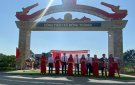 Xã Đồng Thắng cắt băng khánh thành Cổng chào xã, công trình chào mừng 60 năm ngày thành lập huyện