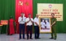 Trưởng Công an huyện Lê Hồng Thái, dự ngày hội đại đoàn kết toàn dân tại thôn Đại Đồng 1, xã Đồng Thắng