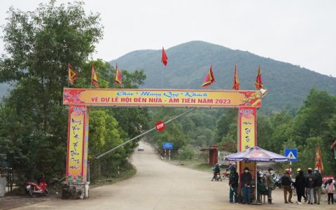 Huyện Triệu Sơn chuẩn bị cho công tác khai mạc lễ hội Đền Nưa - Am Tiên năm 2023