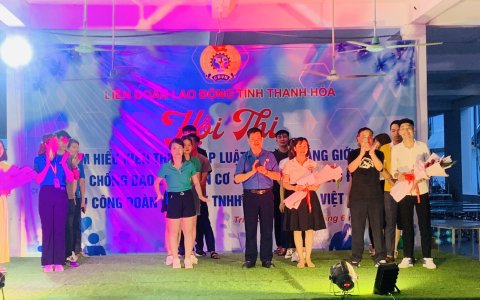 Hội thi tìm hiểu kiến thức pháp luật tại Công ty Giầy ADIANA.