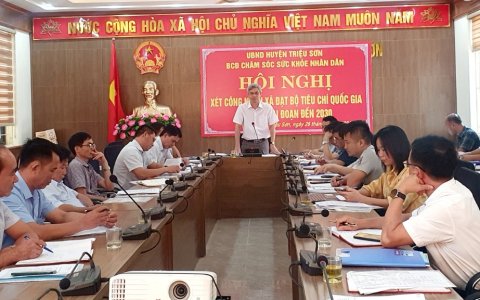 Hội nghị thẩm định xã đạt bộ tiêu chí Quốc gia về y tế giai đoạn đến năm 2030