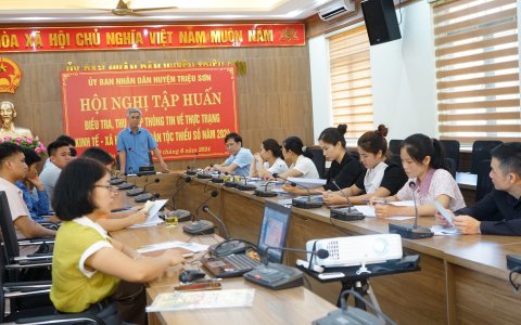 Hội nghị Tập huấn điều tra thu thập thông tin về thực trạng kinh tế - xã hội của các dân tộc thiểu số năm 2024