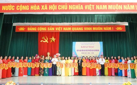 Khai mạc hội thi giáo viên giỏi cấp huyện bậc học mầm nonn năm học 2024 – 2025.