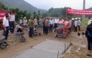 Đẩy mạnh phong trào làm đường giao thông nông thôn