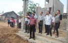 Thường trực Ban chỉ đạo nông thôn mới huyện làm việc với xã khuyến Nông về công tác xây dựng nông thôn mới.