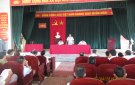 Ban chỉ đạo NTM của huyện làm việc tại xã Dân Lực về chương trình NTM