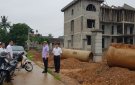 Ban chỉ đạo xây dựng nông thôn của huyện làm viêc với xã Thọ Dân  về tiến độ xây dựng nông thôn mới
