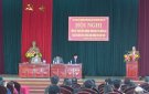 Ủy ban nhân dân huyện tổ chức hội nghị tổng kết công tác xây dựng nông thôn mới năm 2019, triển khai nhiệm vụ năm 2020