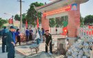 Đảng ủy, Ban chỉ huy quân sự huyện Triệu Sơn phối hợp với xã Thọ Tân tôn tạo nâng cấp Đài tưởng niệm Liệt Sĩ của xã