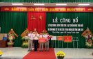 Xã Thọ Cường tổ chức lễ công bố quyết định xã đạt chuẩn NTM và đón nhận cờ thi đua của UBND tỉnh năm 2019.