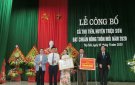 Xã Thọ Tiến tổ chức lễ công bố xã đạt chuẩn Nông thôn mới 2020.