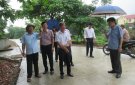 Đồng chí  Phó Bí thư Thường trực Huyện uỷ làm việc với xã Vân Sơn về thực hiện các tiêu chí xây dựng nông thôn mới nâng cao