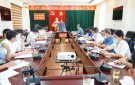 Ban chỉ đạo xây dựng NTM huyện tổ chức hội nghị giao ban với 5 xã về đích NTM năm 2021.