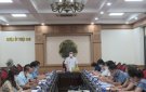 Thường trực Huyện ủy làm việc với Văn phòng điều phối Nông thôn mới huyện