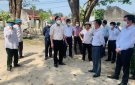Chủ tịch UBND huyện Vũ Đức Kính làm việc tại xã Dân Lý về tiến độ xây dựng NTM nâng cao năm 2022