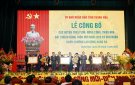 Lễ công bố huyện Triệu Sơn, Nông Cống, Thiệu Hóa đạt chuẩn NTM và đón nhận Huân chương lao động hạng Ba.