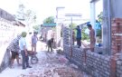 Xã Nông Trường lan tỏa phong trào hiến đất mở rộng đường giao thông nông thôn xây dựng nông thôn mới nâng cao