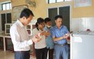 UBND huyện kiểm tra thực hiện xây dựng tiêu chí xã An toàn thực phẩm 