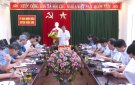 Ban chỉ đạo xây dựng nông thôn mới huyện giao ban, đẩy nhanh tiến độ xây dựng nông thôn mới nâng cao, nông thôn mới kiểu mẫu