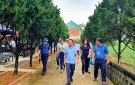 Chủ tịch Ủy ban nhân dân huyện làm việc với xã Thọ Tiến về tiến độ thực hiện các tiêu chí xây dựng xã NTM nâng cao