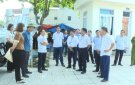 Chủ tịch Ủy ban nhân dân huyện kiểm tra, chỉ đạo xây dựng nông thôn mới nâng cao ở xã Tiến Nông