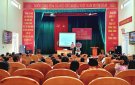 Hội Nông dân huyện tập huấn công tác bảo vệ môi trường và hướng dẫn thu gom, phân loại, xử lý rác thải hữu cơ thành phân bón tại xã Thọ Tiến.
