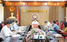 UBND huyện tổ chức hội nghị giao ban tiến độ cung cấp nước sạch tập trung đến các xã phấn đấu đạt chuẩn NTM nâng cao năm 2024
